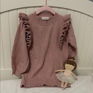 Pink Ruffled girls dress